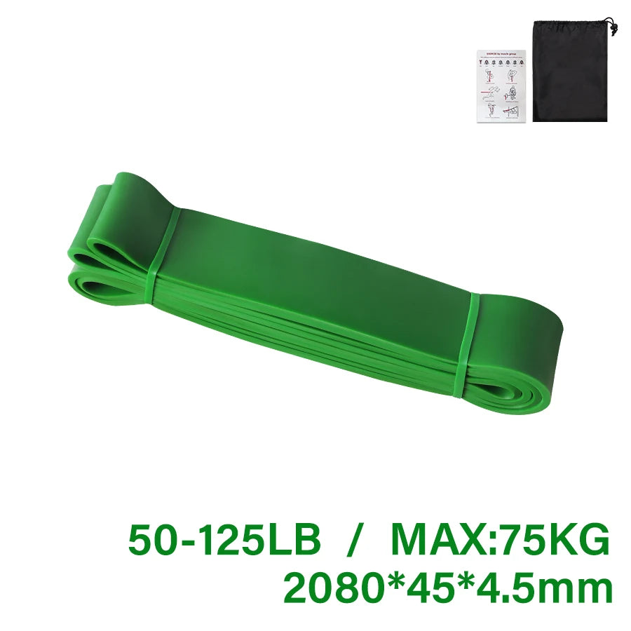 Heavy-Duty Latex Resistance Band for Strength Training and Pilates Fitness Equipment