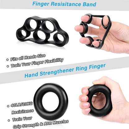 Adjustable 5-60Kg Heavy Hand Gripper for Wrist and Finger Strength Training - Ideal for Rehabilitation and Fitness
