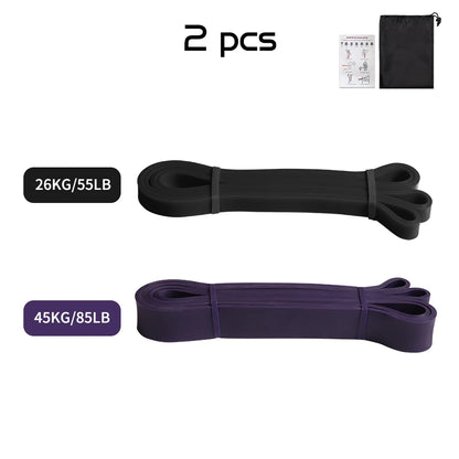 Heavy-Duty Latex Resistance Band for Strength Training and Pilates Fitness Equipment
