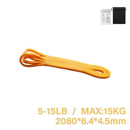 Heavy-Duty Latex Resistance Band for Strength Training and Pilates Fitness Equipment