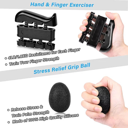 Adjustable 5-60Kg Heavy Hand Gripper for Wrist and Finger Strength Training - Ideal for Rehabilitation and Fitness