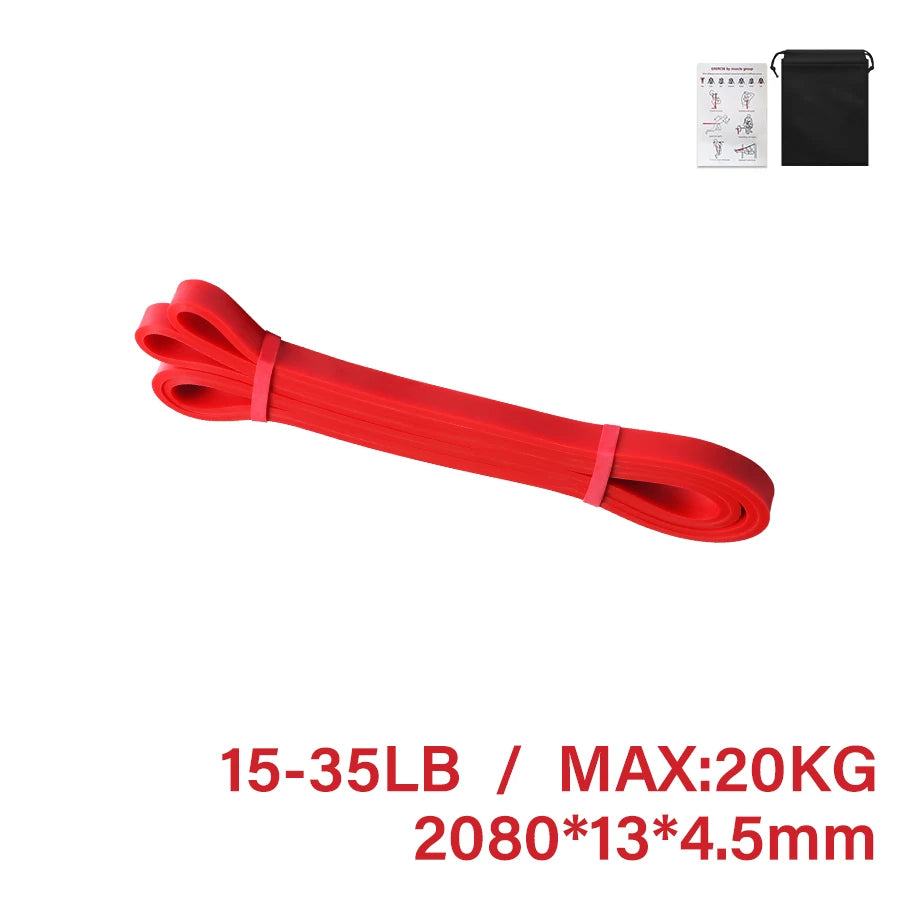 Heavy-Duty Latex Resistance Band for Strength Training and Pilates Fitness Equipment