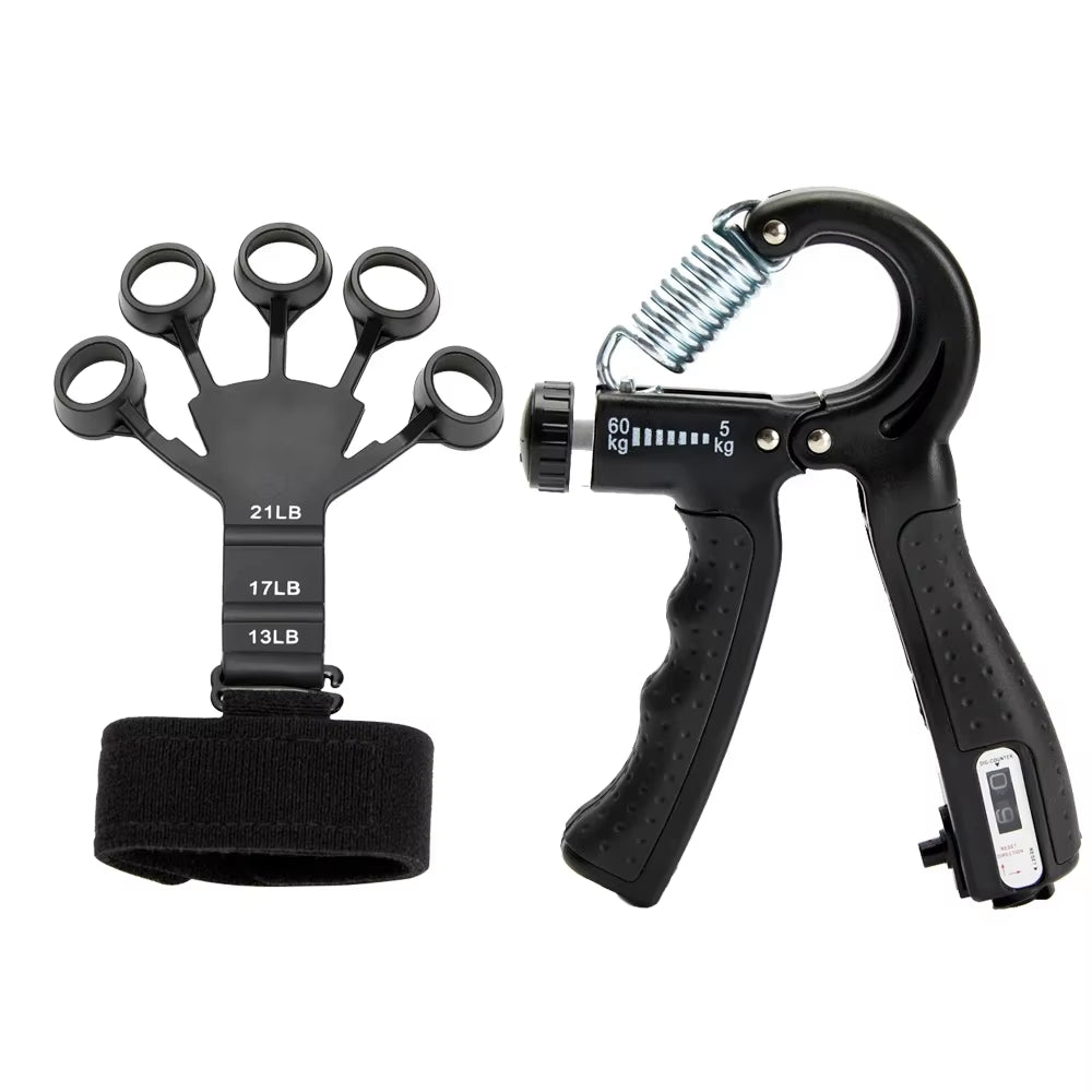 Adjustable 5-60Kg Heavy Hand Gripper for Wrist and Finger Strength Training - Ideal for Rehabilitation and Fitness