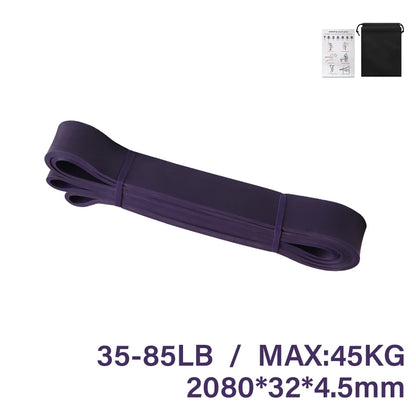 Heavy-Duty Latex Resistance Band for Strength Training and Pilates Fitness Equipment