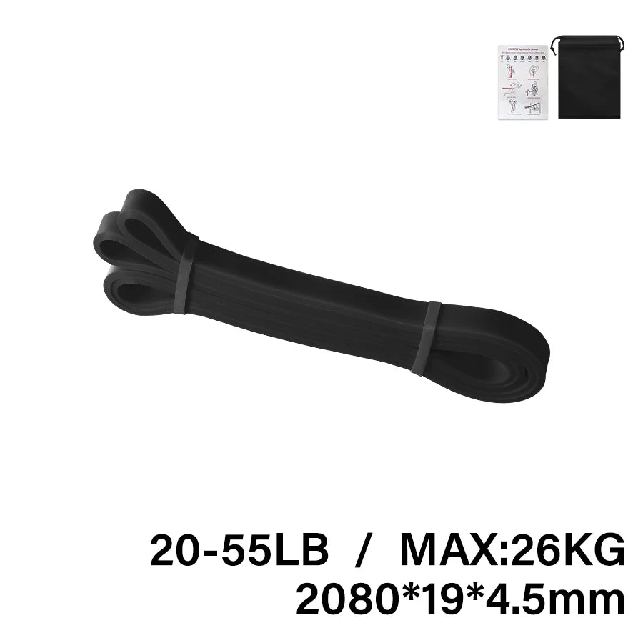 Heavy-Duty Latex Resistance Band for Strength Training and Pilates Fitness Equipment